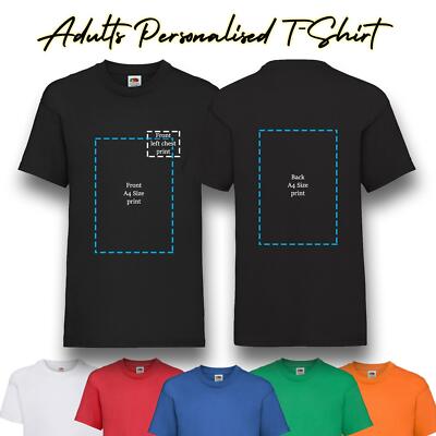 Adults Personalised Unisex Custom Print 