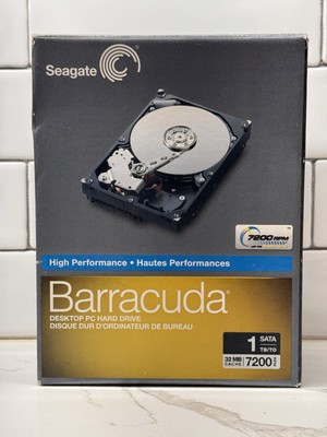 Seagate Barracuda 1000GB Internal 7200RPM 3.5'' (ST310005N1A1AS-RK) HDD FREE SHIP
