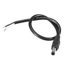 DC Power 5.5mm x 2.5mm 10A 30cm Barrel Male Plugs Connector Pigtail