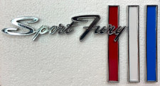 1967 Plymouth Sports Fury Iii Fender Emblems X2