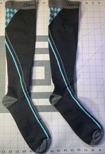 Doc Miller, Compression Close Toe Socks, Black, XL , New