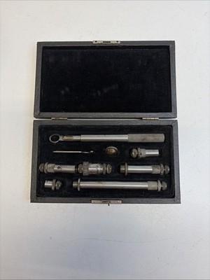 Vintage Starrett Early No.124A Inside Micrometer Set Very Good Condition
