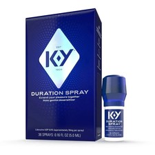 K-Y Duration Spray for Men, Male Genital 0.16 Fl Oz (Pack of 1), BLUE New