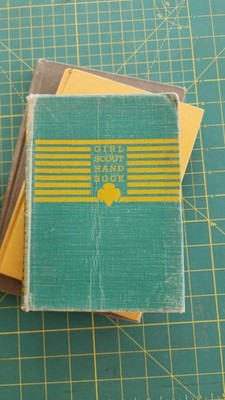 GIRL SCOUT Handbook, vintage survival guide, 1st Ed OCT 1940