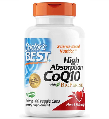 Doctor's Best Coenzyme CoQ10 High Absorption 60 Softgels