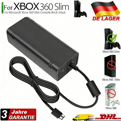 135W 12V Netzteil Ladekabel Ladegerät AC Adapter für Microsoft Xbox 360 Slim