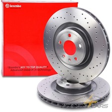 BREMBO 2x SPORT-BREMSSCHEIBE BELÜFTET Ø345 VORNE FÜR AUDI A4 B8 A5 8T 8F Q5 8R
