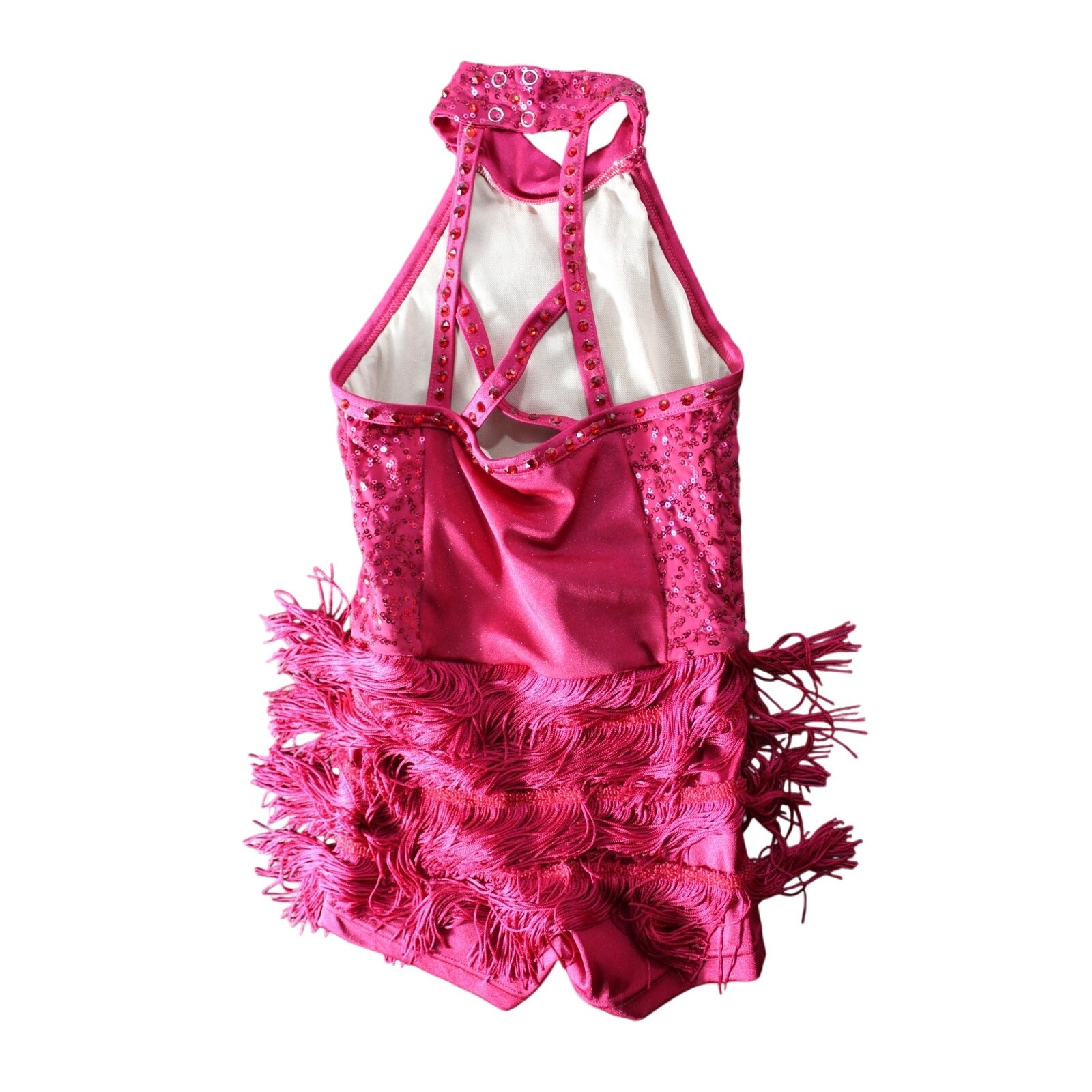 Weissman girls dance competition costume 7/8 frin… - image 3