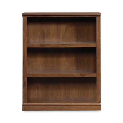 Sauder 410372 Bookcase Oiled Brown 3-Shelf 35.27w x 13.3d x 43.78h