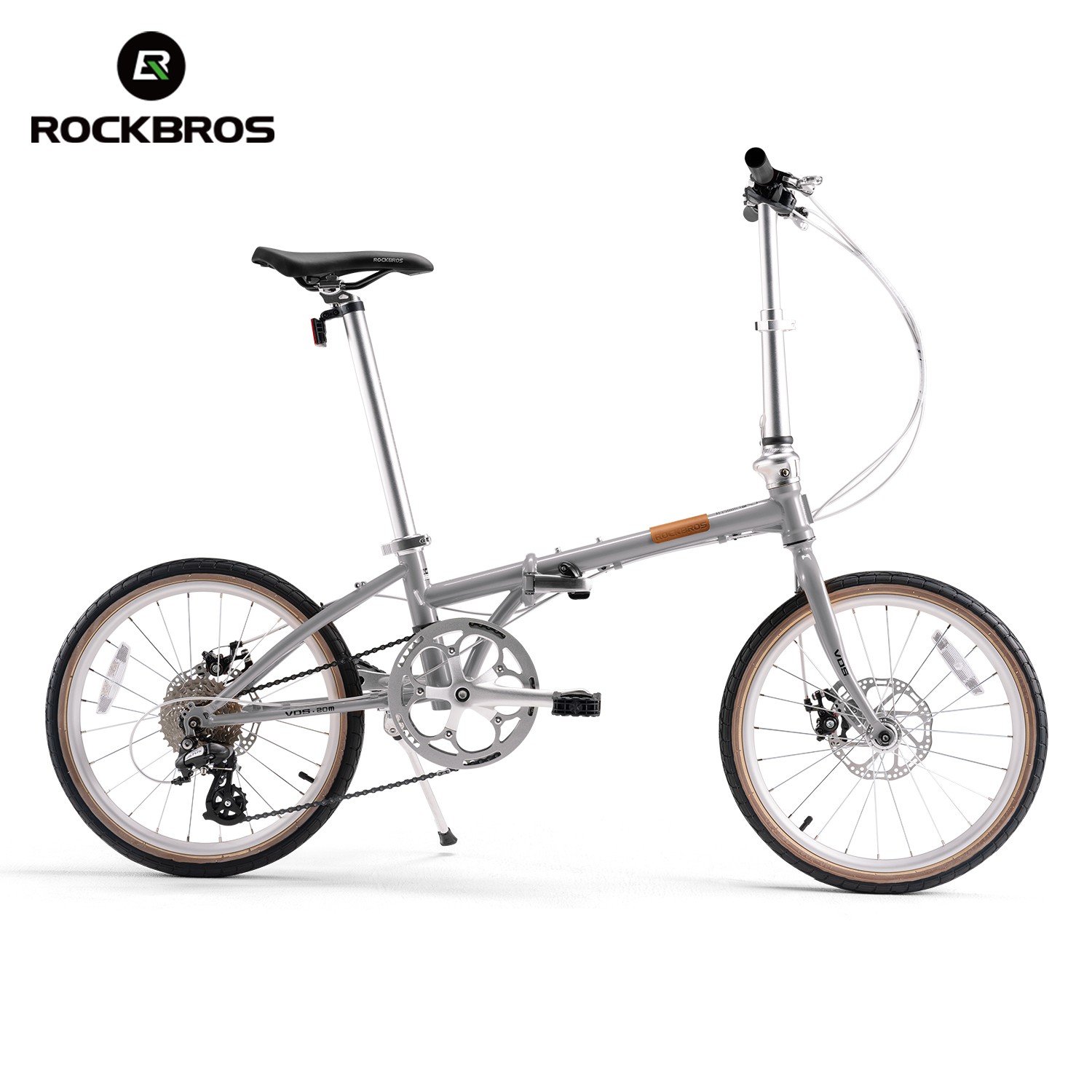 ROCKBROS 20 inch Folding Bike City Bike 8-speed 11-32T Adjust Stem Light Weight