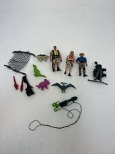 Vintage Jurassic Park Action Figures Lot KENNER 1993 Dinosaur Weapons Gear Net