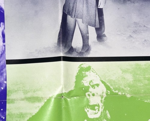 Poster Quiz Mostro Film 1974 Piegato 34" x 44'" Poster Commerciale - Foto 7 di 10