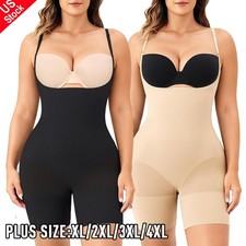 Plus Size Shapewear Tummy Control Bodysuits for Women Waist Trainer Body Shaper