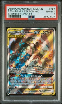 その他 Reshiram&Zekrom GX TAG TEAM 270HP TAG 10 GEM MINT Japanese Pokemon 2019 Reshiram & Zekrom GX 036/049