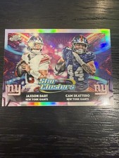 Topps Chrome Star Clusters Jaxson Dart Cam Skattebo New York Giants Sc-14 Topps Chrome Star Clusters Jaxson Dart Cam Skattebo New York Giants Sc-14