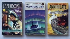 Horwitz/Arrow/Digit War Novel Lot: Midnight Sea, Seek & Annihilate, Up Periscope