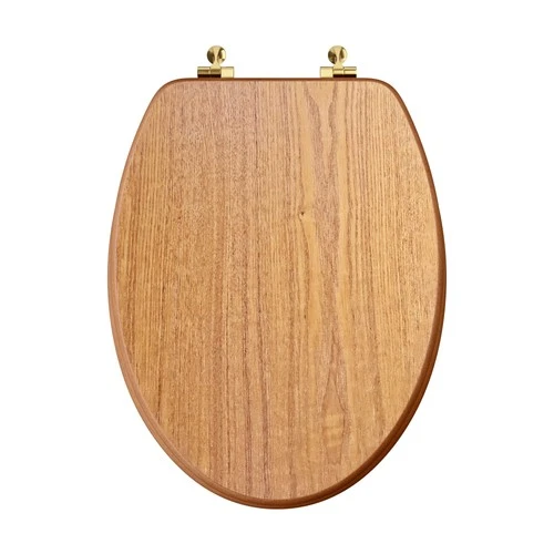 Jones Stephens C3B2E117BR DECORATIVE WOOD TOILET SEAT IN LIGHT - Wood - Picture 6 of 6