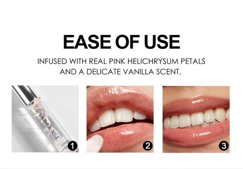 Lip Oil Moisturizing Clear Anti Cracked Jelly Transparent Lip Gloss Pack of 2 - Picture 13 of 21
