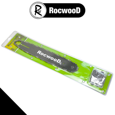 12'' Führungsschiene & 2 Ketten RocwooD passend für Stihl 009 010 011 012 015 018 MS180 MS191