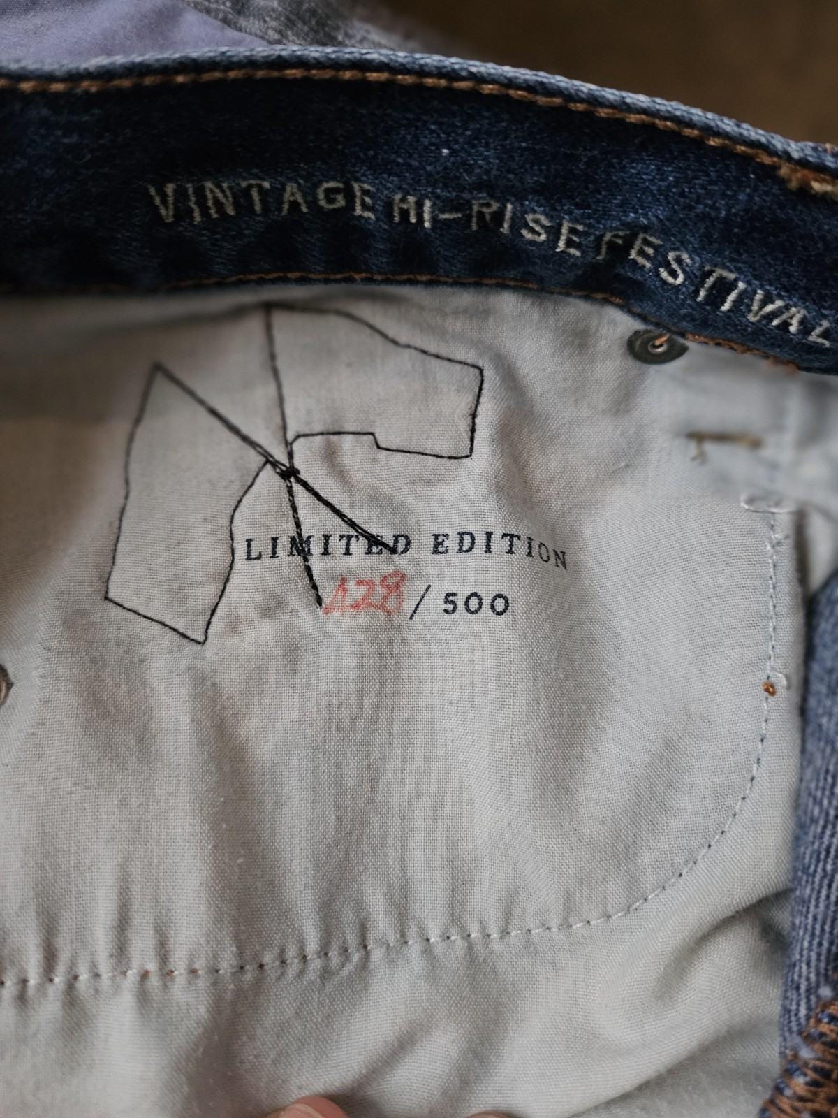 American Eagle Womens Patchwork Hippie 70s Cutoff… - image 7