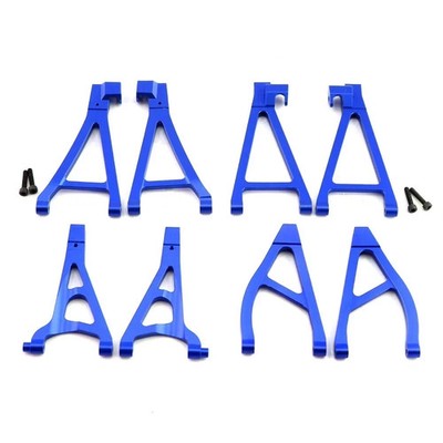 Aluminum Front Rear Upper Lower Suspension Arms for 1/16 Traxxas Summit E-Rev...