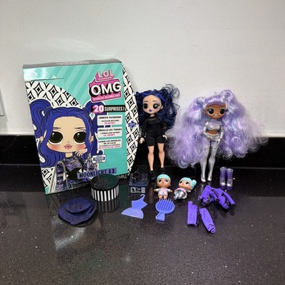 LOL OMG Modepuppe Moonlight B.B & Magic Gamma Babe mit etwas Zubehör