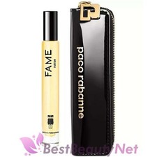Fame by Paco Rabanne for Women 0.34oz Parfum Spray  Travel Pouch