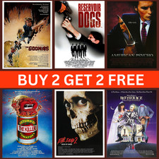 ALL TIME GREAT CULT MOVIE POSTERS CLASSIC FILM WALL ART POSTER PRINTS A5 A4 A3