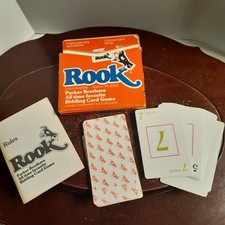 Vintage Rook Card Game Parker Brothers 1978 Ed., complete w/ instructions box