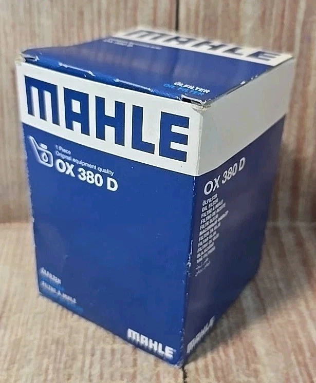 Filtros de óleo Mahle OX 380D para MB Mercedes Van ML Classe E S R Sprinter 2500 3500 - Imagem 2 de 4