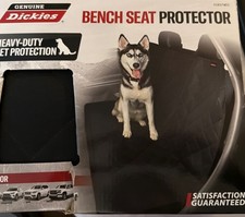 Dickies Heavy Duty Rear Bench Pet Seat Protector Black Water Resistant