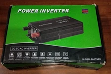 1000W Power Inverter 12v to 110v, DC to AC Converter with 3 AC Outlet, 1000 W...