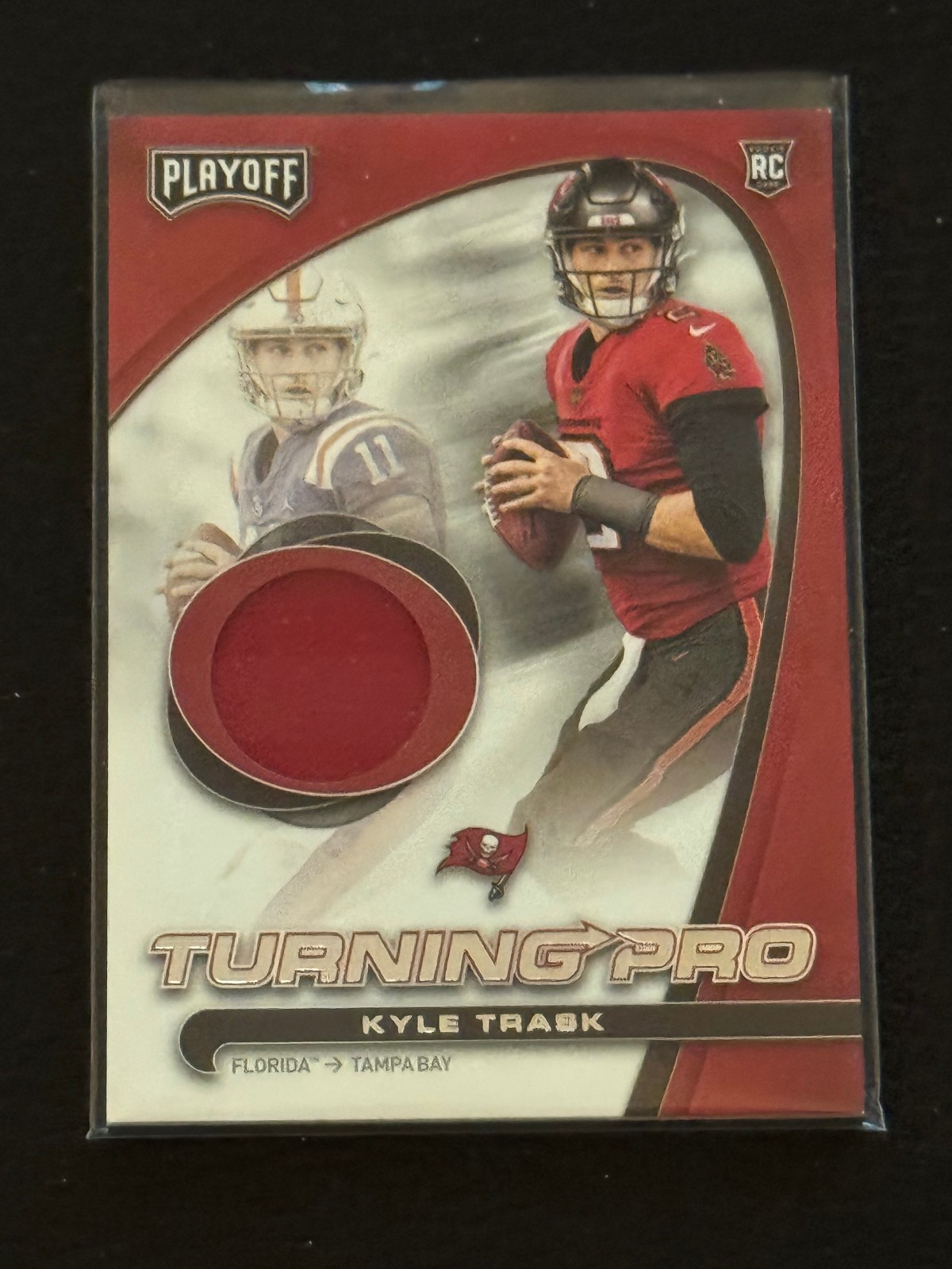 2021 Panini Playoff Turning Pro Memorabilia Kyle Trask #TP-KTR Rookie RC