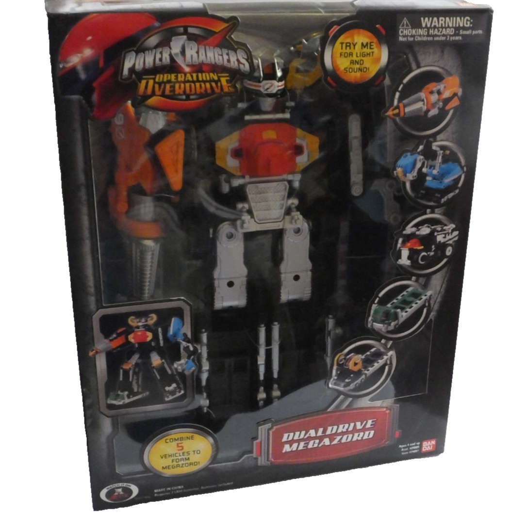 Power Rangers Operation Overdrive DUALDRIVE MEGAZORD New Fac