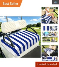Universal Microfiber Golf Cart Seat Cover Stylish, Durable, All-Season Comf...