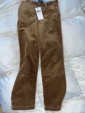 Polo Ralph Lauren Kids Boys Corduroy Pants Brown Size 7 Classic Fit