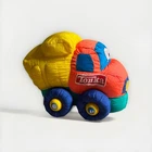 Vintage 1993 Tonka Soft Walkin' Wheels Plush Motorized Dump Truck Works!