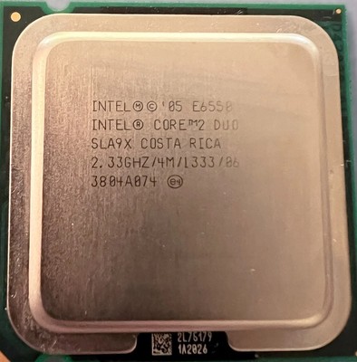 Intel Core 2 Duo E6550 2.33GHz Socket LGA775 Dual Core Conroe Processor SLA9X