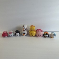 Lot Of Eleven 10 Disney Tsum Tsum Vinyl Figures,Various Characters
