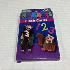 Sesame Street Numbers Flash Cards 36 Count  Numbers 1-20. Excellent Condition