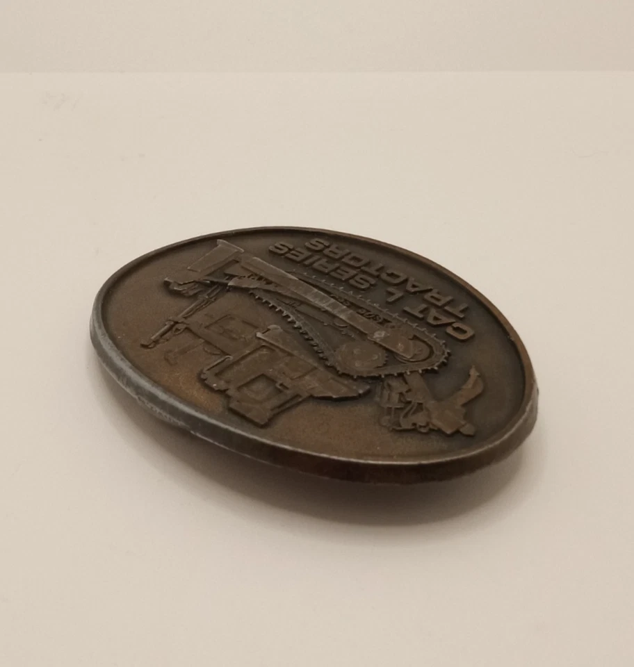 Tractores Caterpillar CAT L SERIES 1982 3" largo ovalado hebilla de cinturón Foto 4 de 4