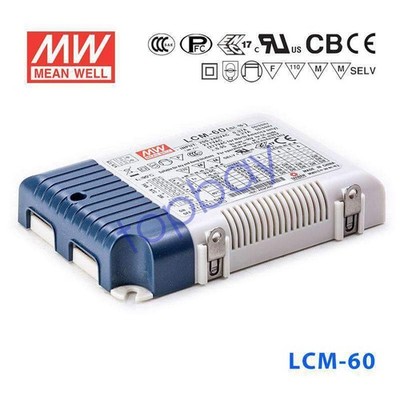 Mean Well LCM-60 AC-DC Multi-Stage LED driver Constant Current