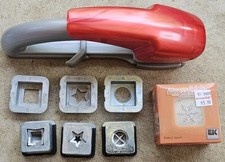 Lot EK Success Empunchlar  Emboss System  7 Insert Snowflake Star Circle Punch