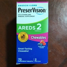 PreserVision Areds 2 Formula Eye Vitamin  Mineral 70 Chewables