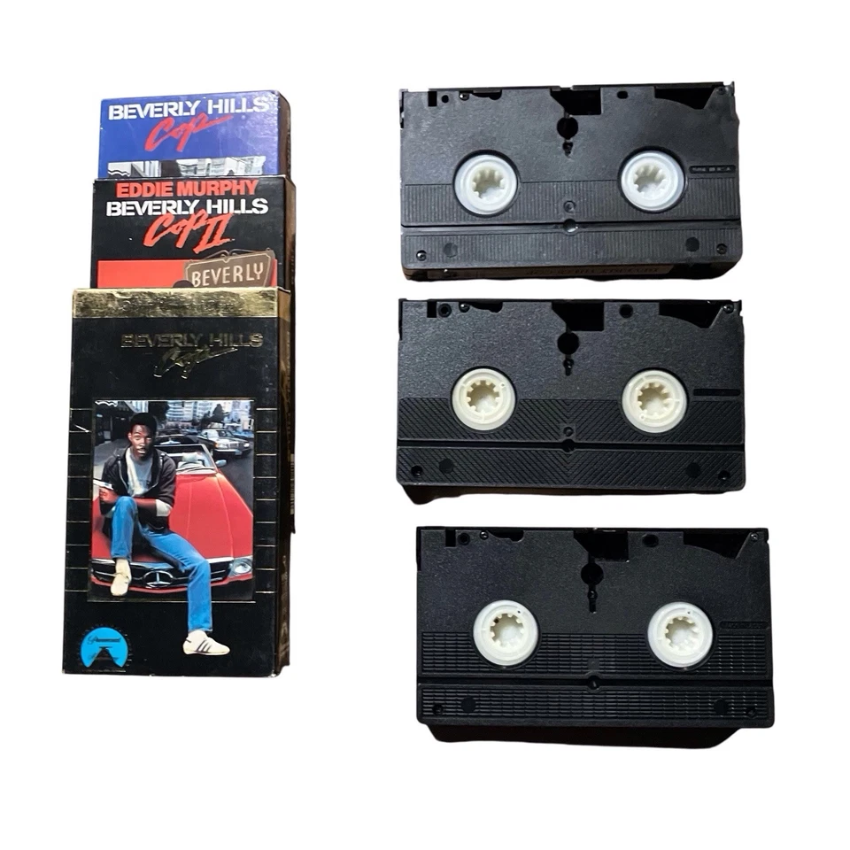 Beverly Hills Cop I & II VHS Special Collector’s Series Eddie Murphy Lot Of 3 Foto 3 de 4