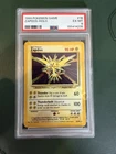 1999 POKEMON BASE SET UNLIMITED #16 ZAPDOS-HOLO PSA 6