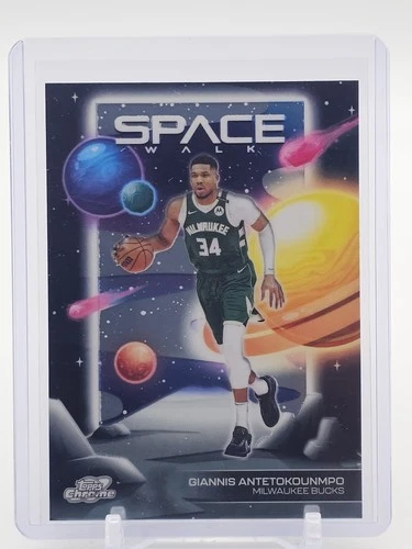 GIANNIS ANTETOKOUNMPO 2025-26 TOPPS CHROME COSMIC SPACE WALK #SW-2 BUCKS Q4736
