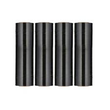 18'' x 1500' 80 Ga 1 Roll Pallet Wrap Stretch Film Hand Shrink Wrap 1500Ft Black