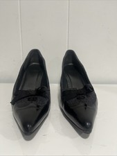 Stuart Weitzman Black Cut Out Pointed Toe Stiletto Pumps Size 10 M
