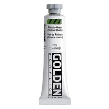 Golden Heavy Body Acrylic Paint, 2-Ounce, Phthalo Green Yellow Kitchen